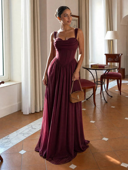 Aurelia Corset Maxi Dress