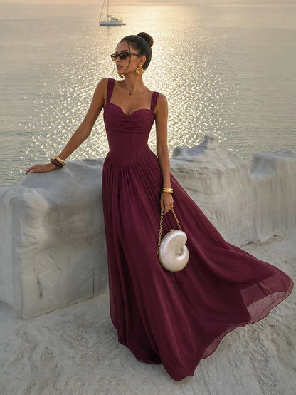 Aurelia Corset Maxi Dress