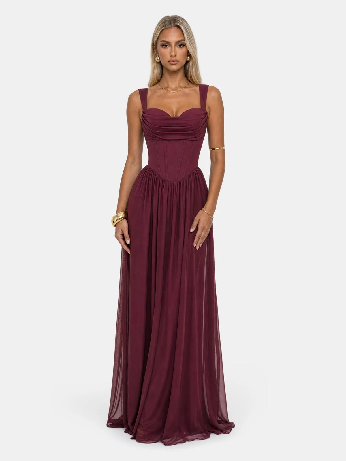 Aurelia Corset Maxi Dress