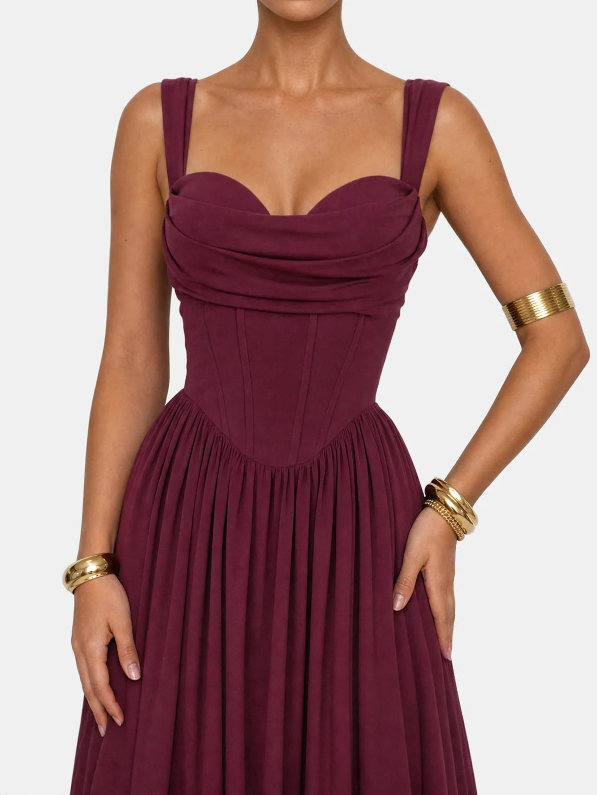 Aurelia Corset Maxi Dress