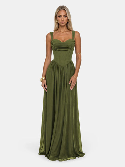 Aurelia Corset Maxi Dress