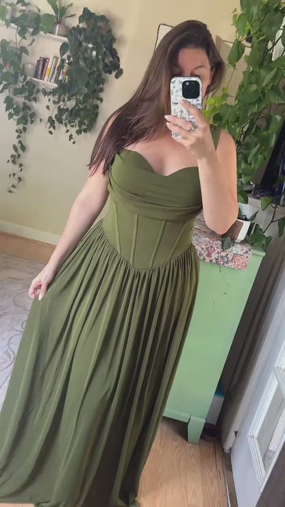 Aurelia Corset Maxi Dress